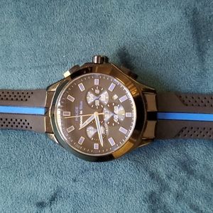 Mens police honor in blue watch